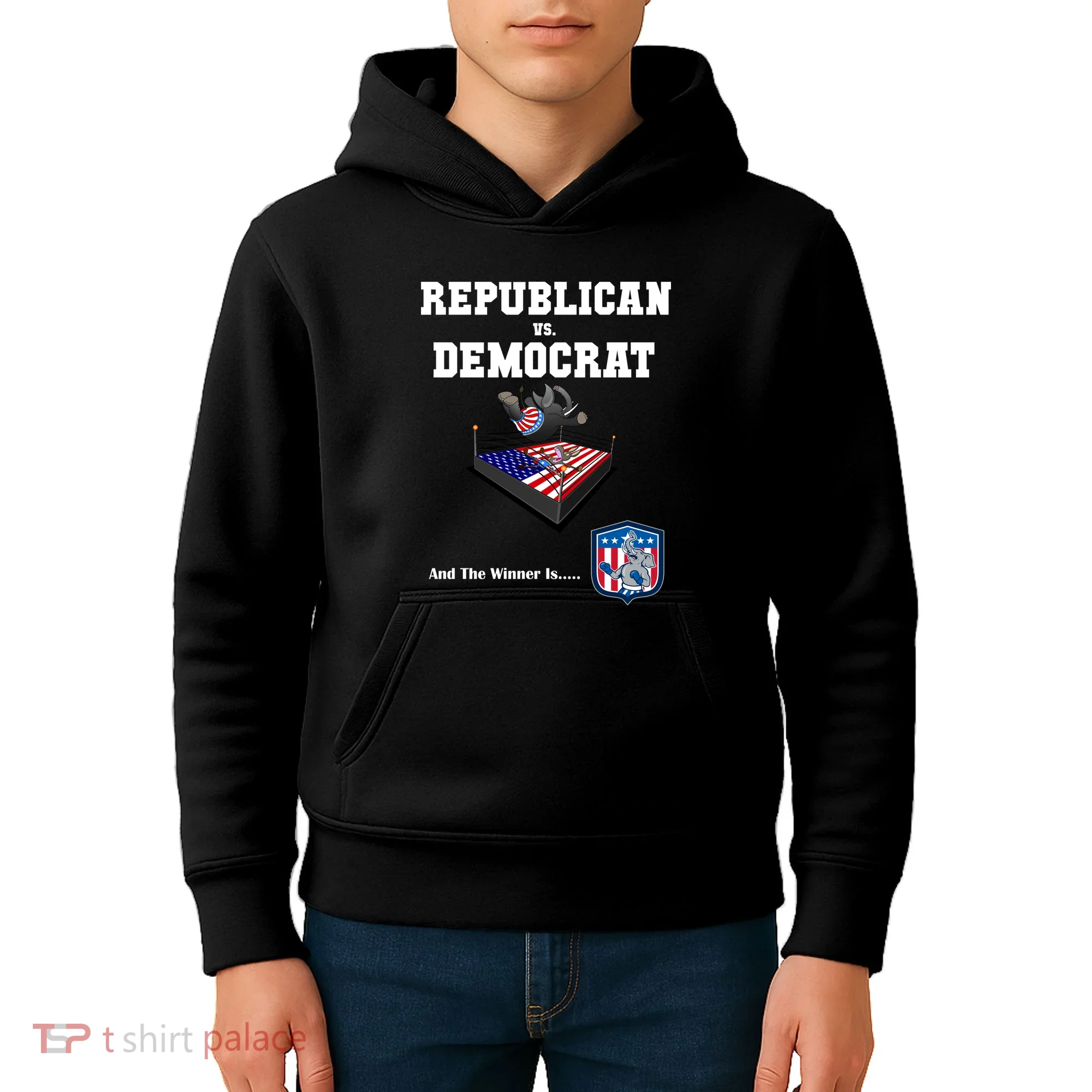 Republican Vs. Democrat Kids Hoodie
