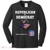 Republican Vs. Democrat Kids Long Sleeve Shirt thumb 0
