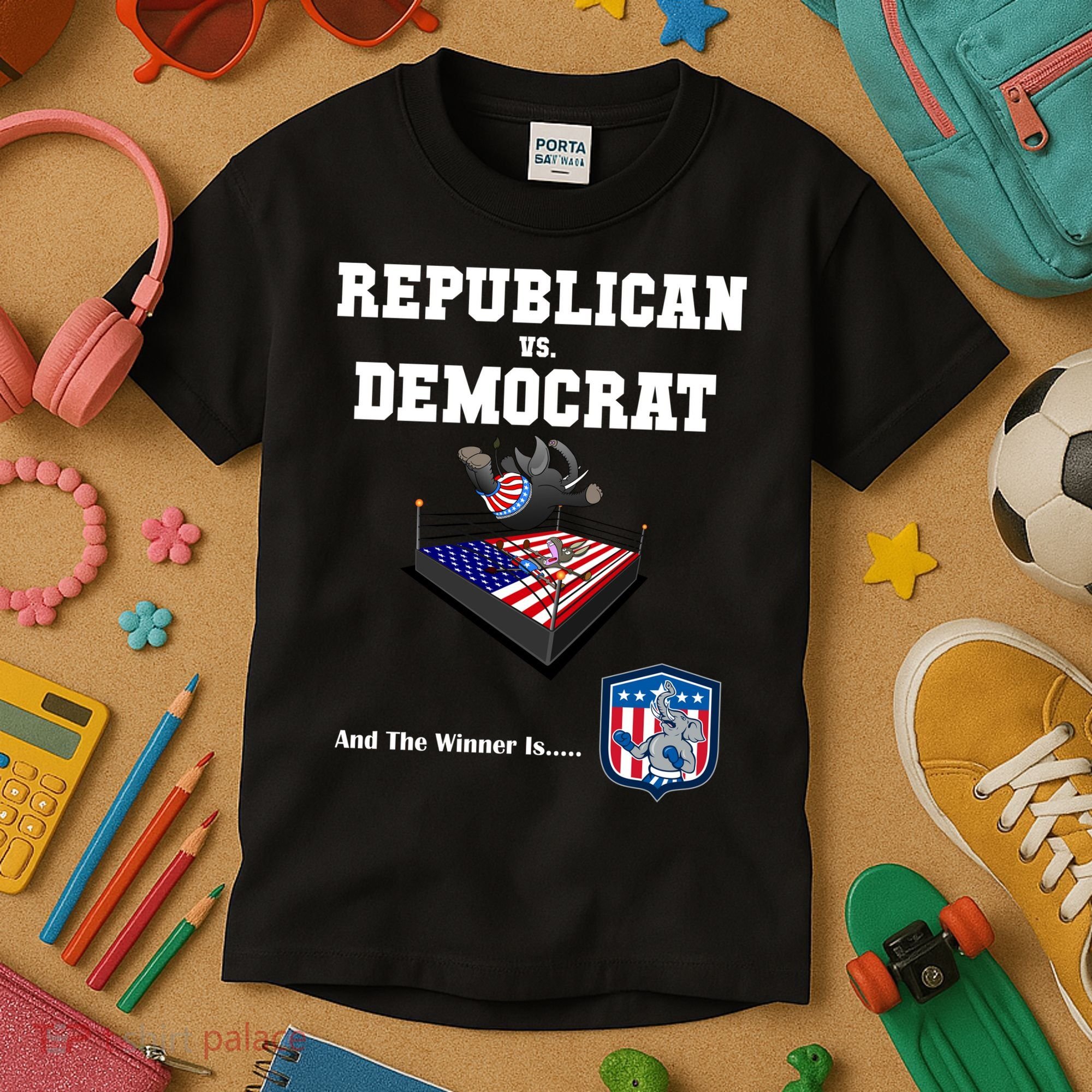 Republican Vs. Democrat Kids T-Shirt