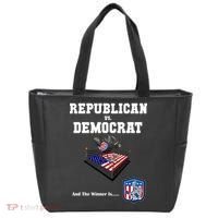Republican Vs. Democrat Tote Bag thumb 0