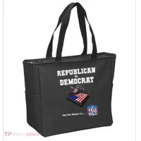 Republican Vs. Democrat Tote Bag thumb 2