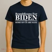 Republicans For Biden Some Of Us Are Sane T-Shirt thumb 3