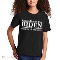 Republicans For Biden Some Of Us Are Sane Kids T-Shirt thumb 2