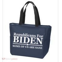 Republicans For Biden Some Of Us Are Sane Tote Bag thumb 3