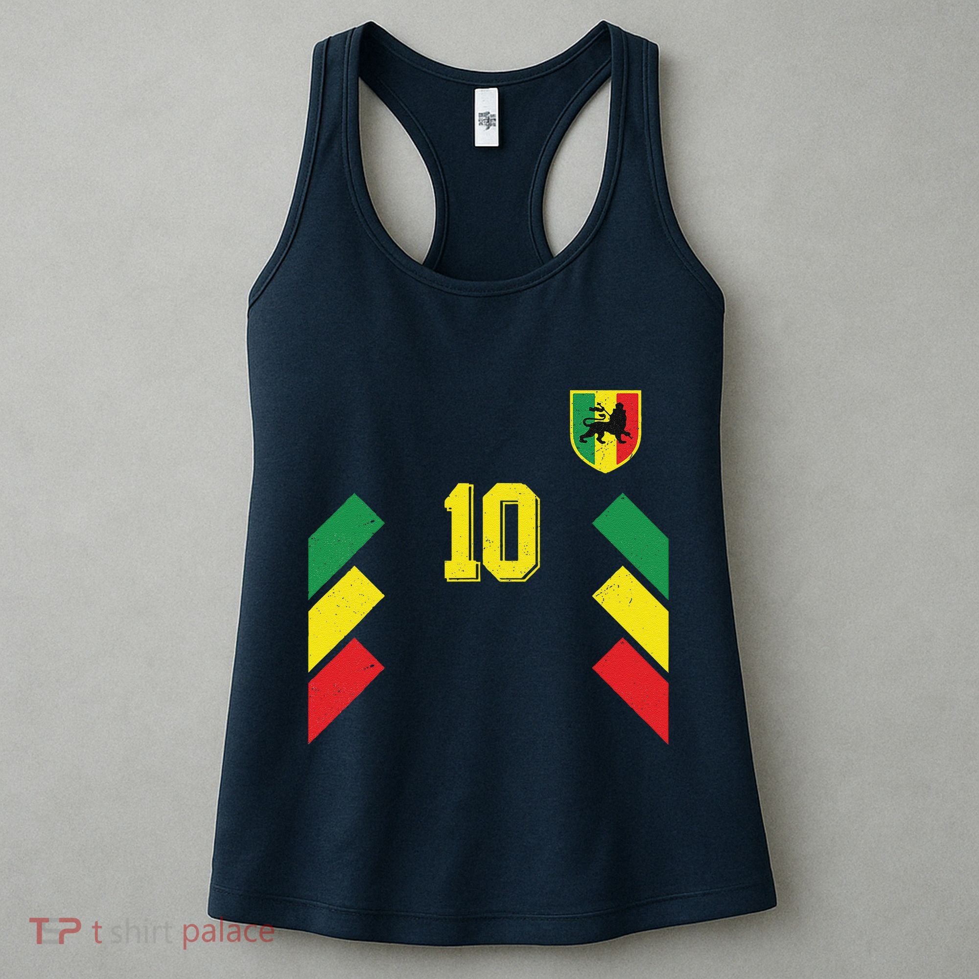 Retro Ethiopia Soccer Or Football For Ethiopian Fans Women's Tank Top
