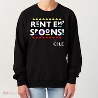 Rent Em Spoons 90S Black Sitcom Lover Urban Clothing Women's Sweatshirt thumb 0