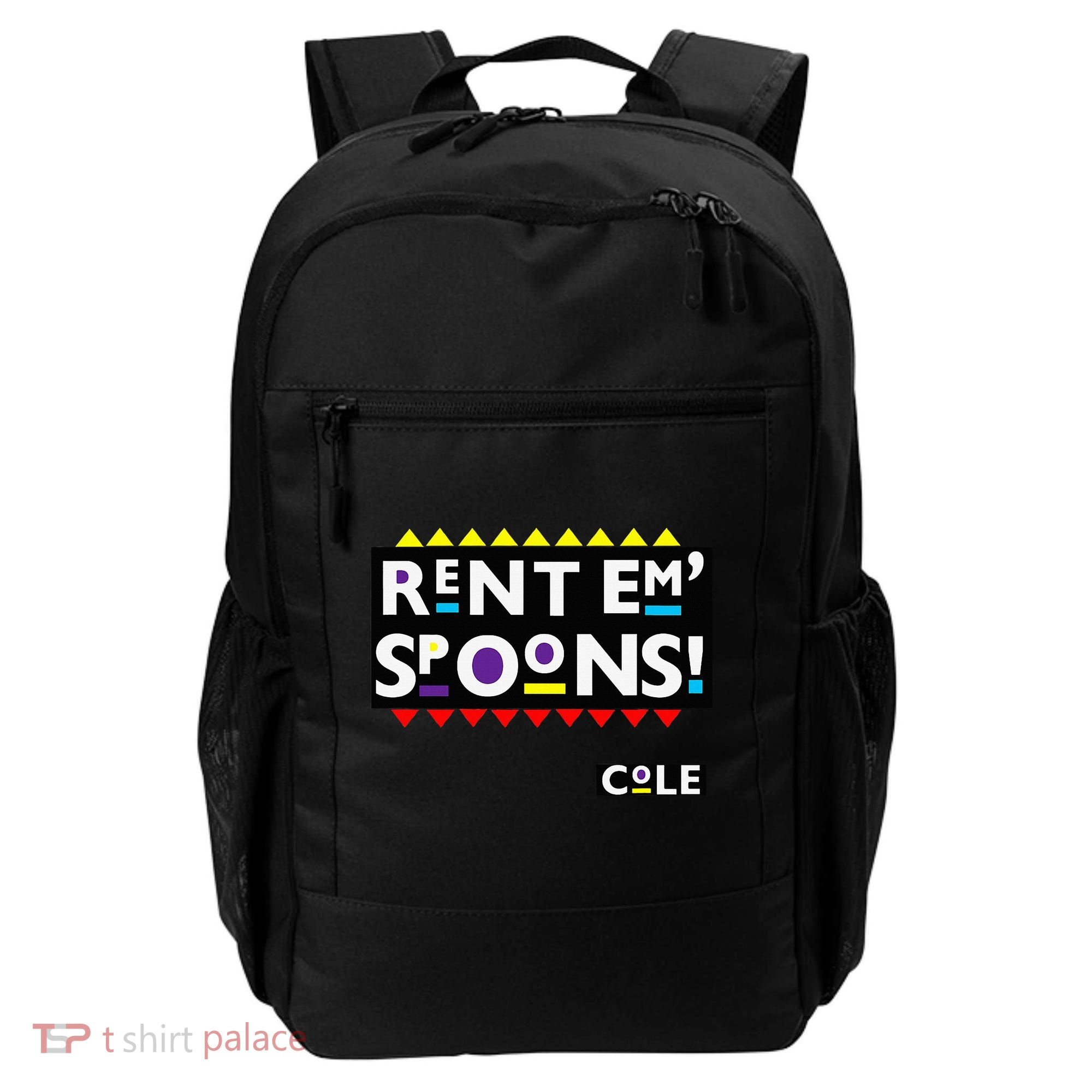 Rent Em Spoons 90S Black Sitcom Lover Urban Clothing Backpack