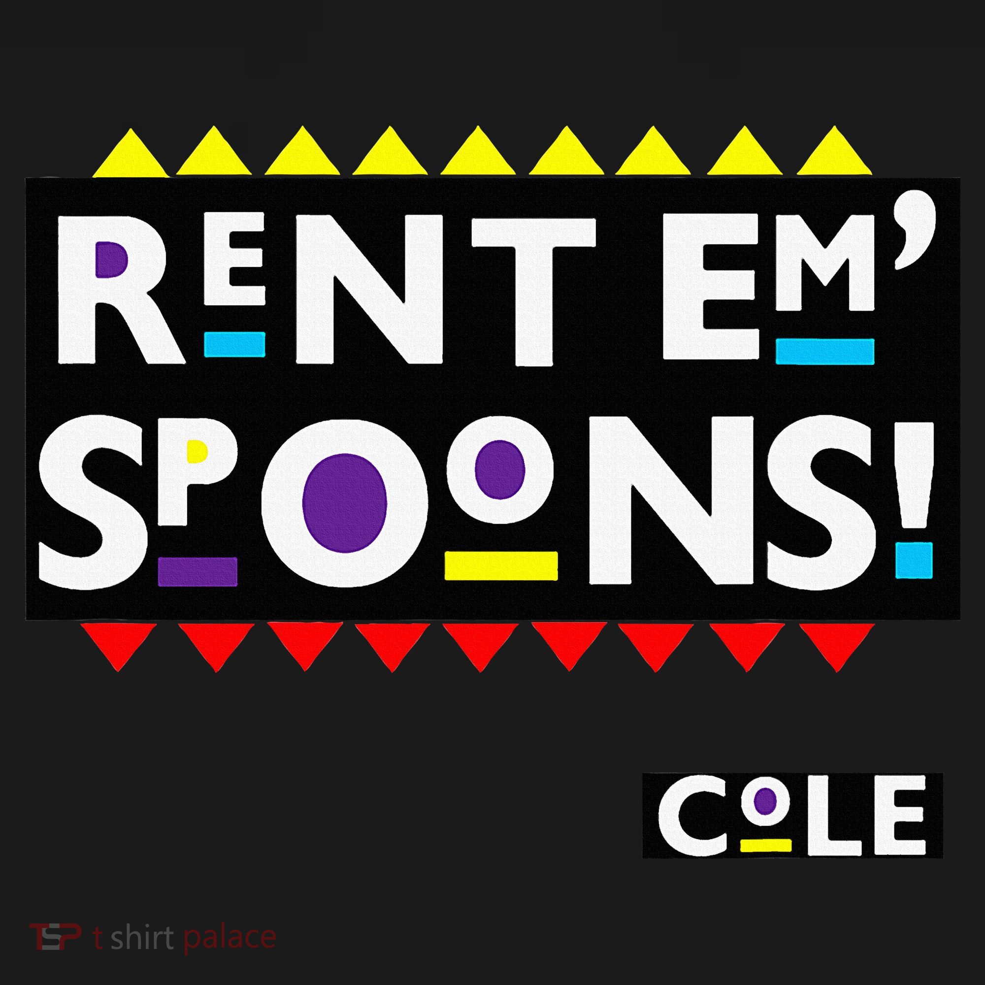Rent Em Spoons 90S Black Sitcom Lover Urban Clothing Women's Hoodie