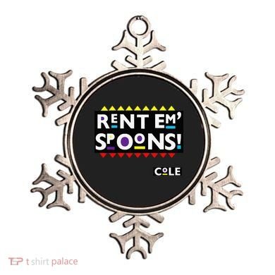 Rent Em Spoons 90S Black Sitcom Lover Urban Clothing Ornament