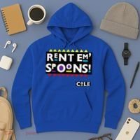 Rent Em Spoons 90S Black Sitcom Lover Urban Clothing Hoodie thumb 3