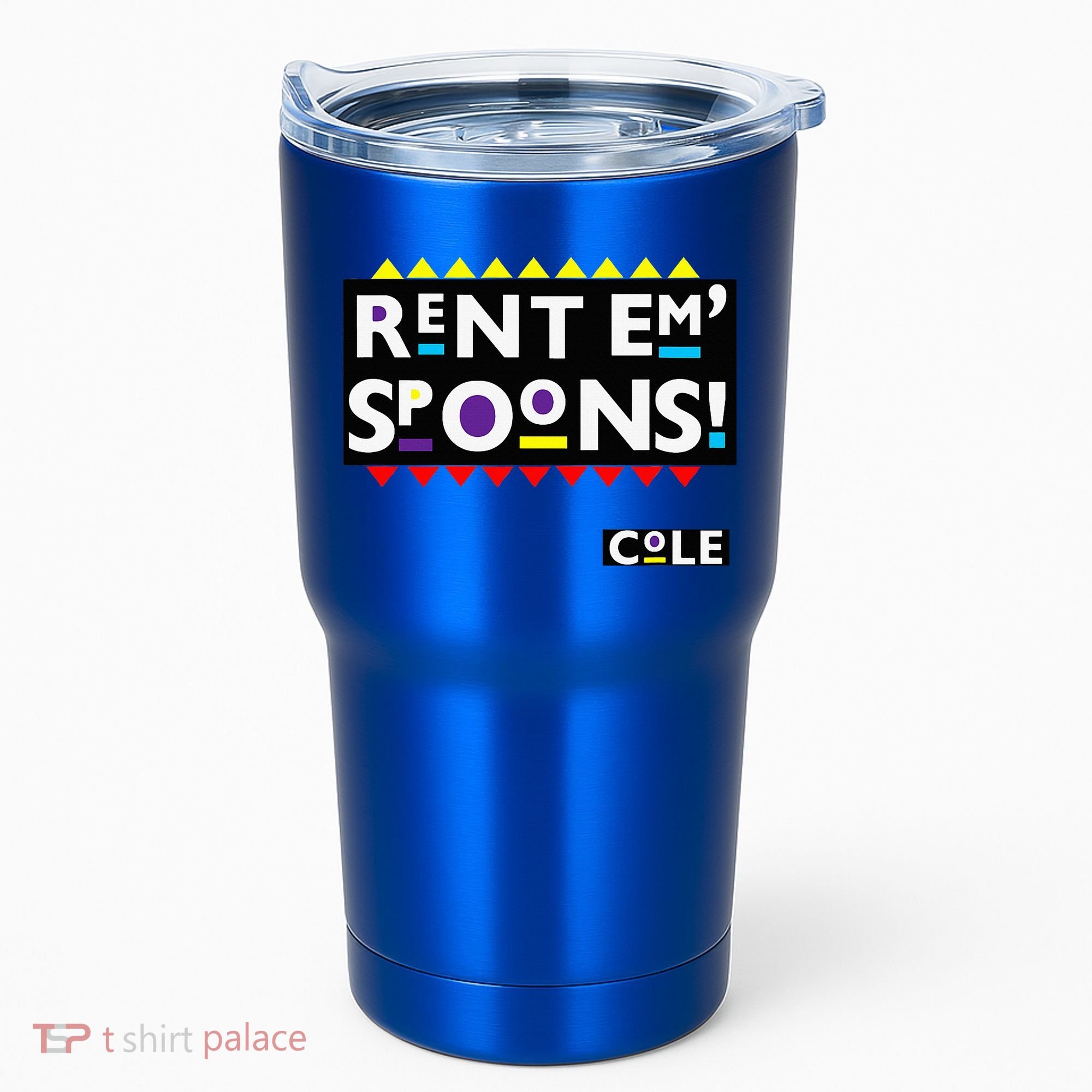 Rent Em Spoons 90S Black Sitcom Lover Urban Clothing Tumbler