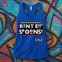 Rent Em Spoons 90S Black Sitcom Lover Urban Clothing Women's Tank Top thumb 3