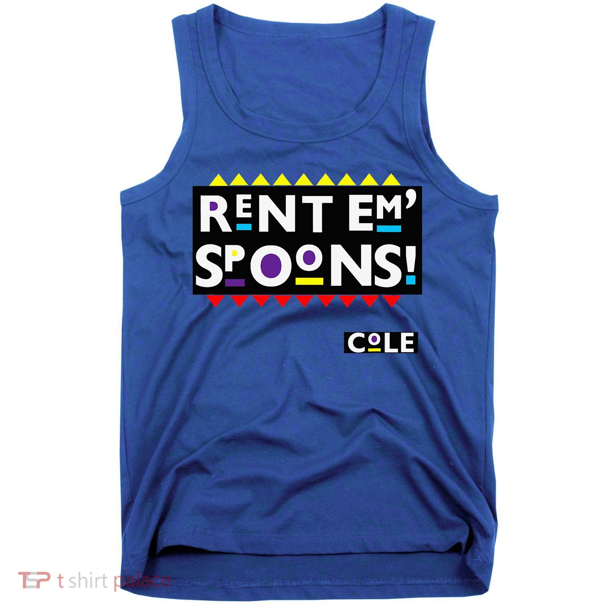 Rent Em Spoons 90S Black Sitcom Lover Urban Clothing Tank Top
