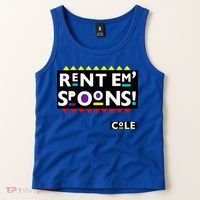 Rent Em Spoons 90S Black Sitcom Lover Urban Clothing Tank Top thumb 2