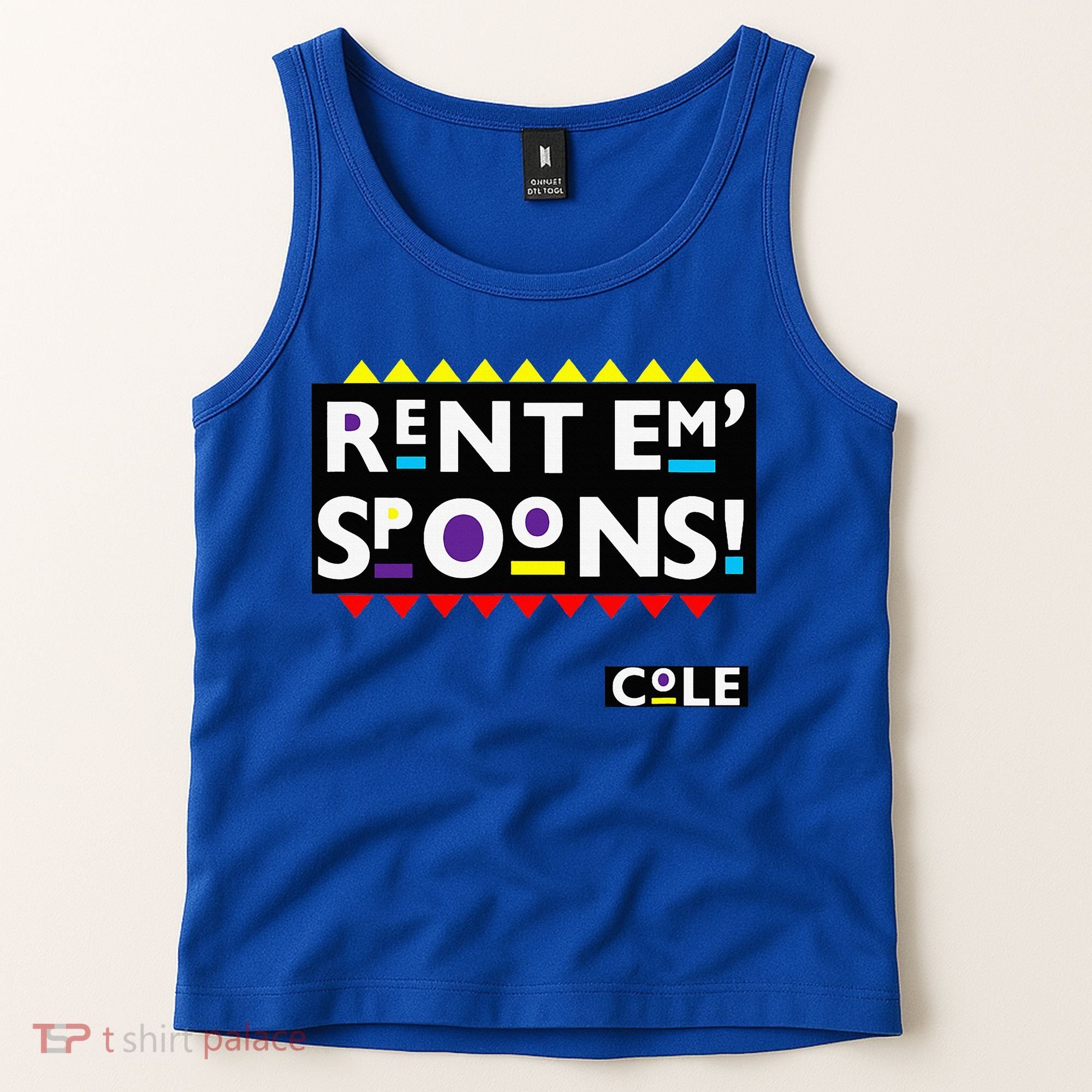 Rent Em Spoons 90S Black Sitcom Lover Urban Clothing Tank Top
