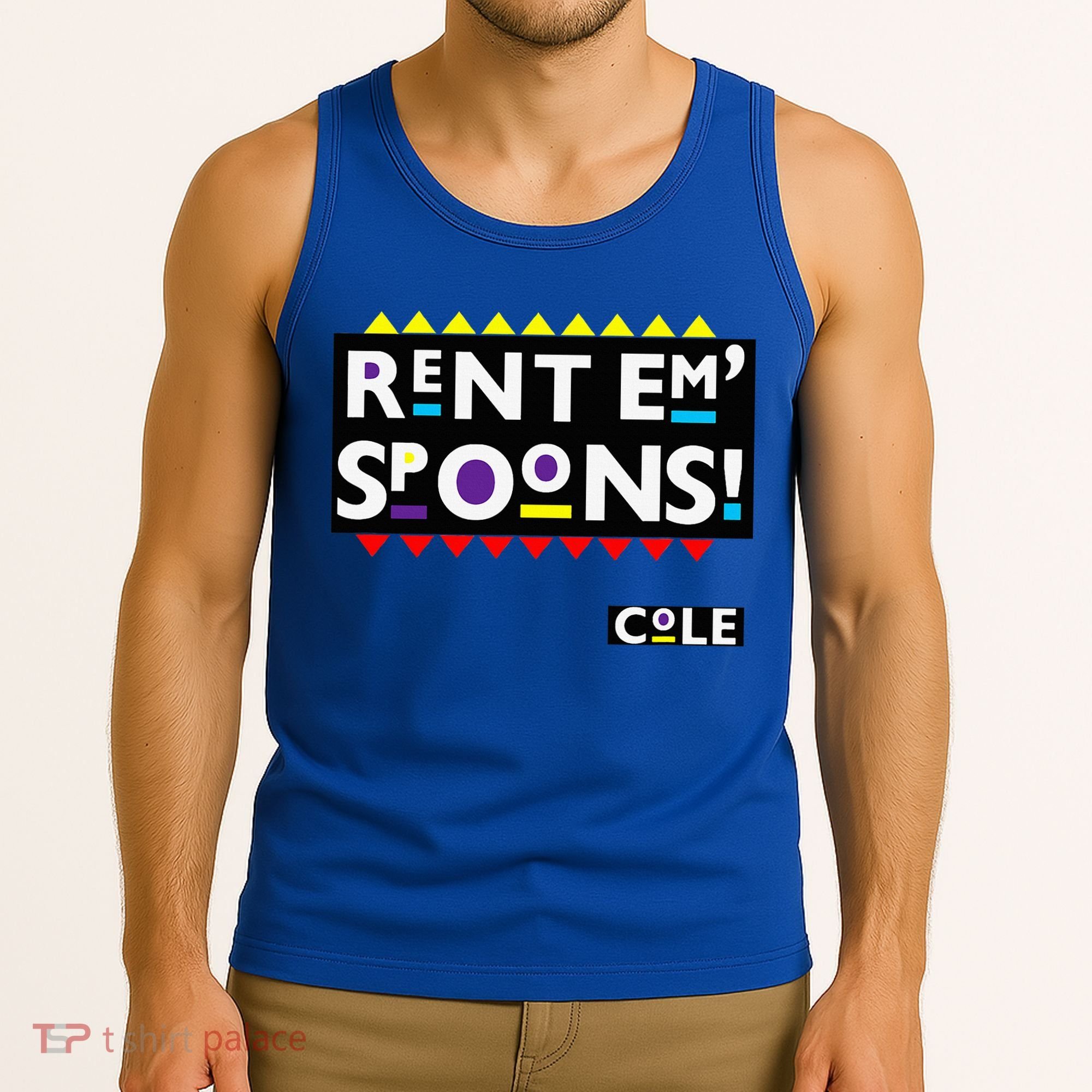 Rent Em Spoons 90S Black Sitcom Lover Urban Clothing Tank Top