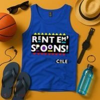 Rent Em Spoons 90S Black Sitcom Lover Urban Clothing Tank Top thumb 4