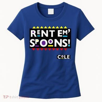 Rent Em Spoons 90S Black Sitcom Lover Urban Clothing Women's T-Shirt