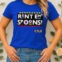 Rent Em Spoons 90S Black Sitcom Lover Urban Clothing Women's T-Shirt thumb 2