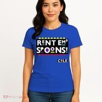 Rent Em Spoons 90S Black Sitcom Lover Urban Clothing Women's T-Shirt thumb 4