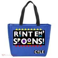 Rent Em Spoons 90S Black Sitcom Lover Urban Clothing Tote Bag thumb 0