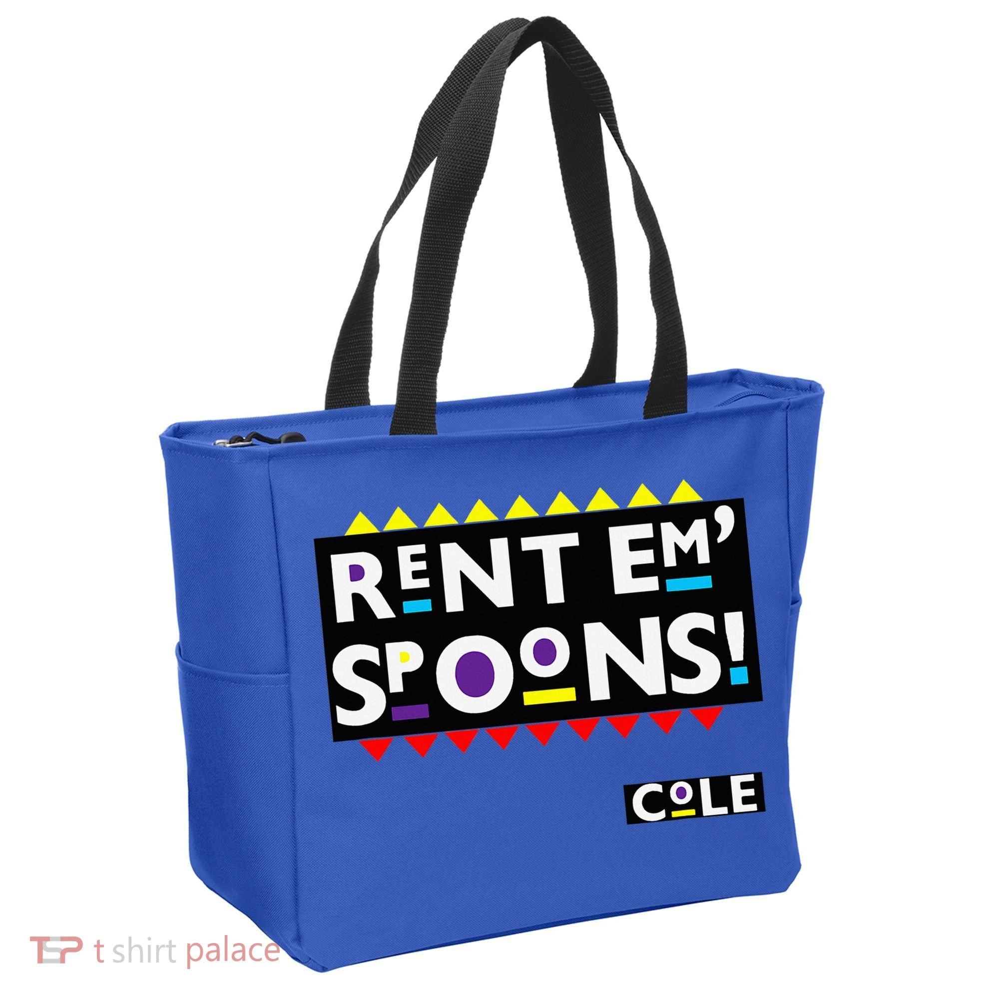 Rent Em Spoons 90S Black Sitcom Lover Urban Clothing Tote Bag