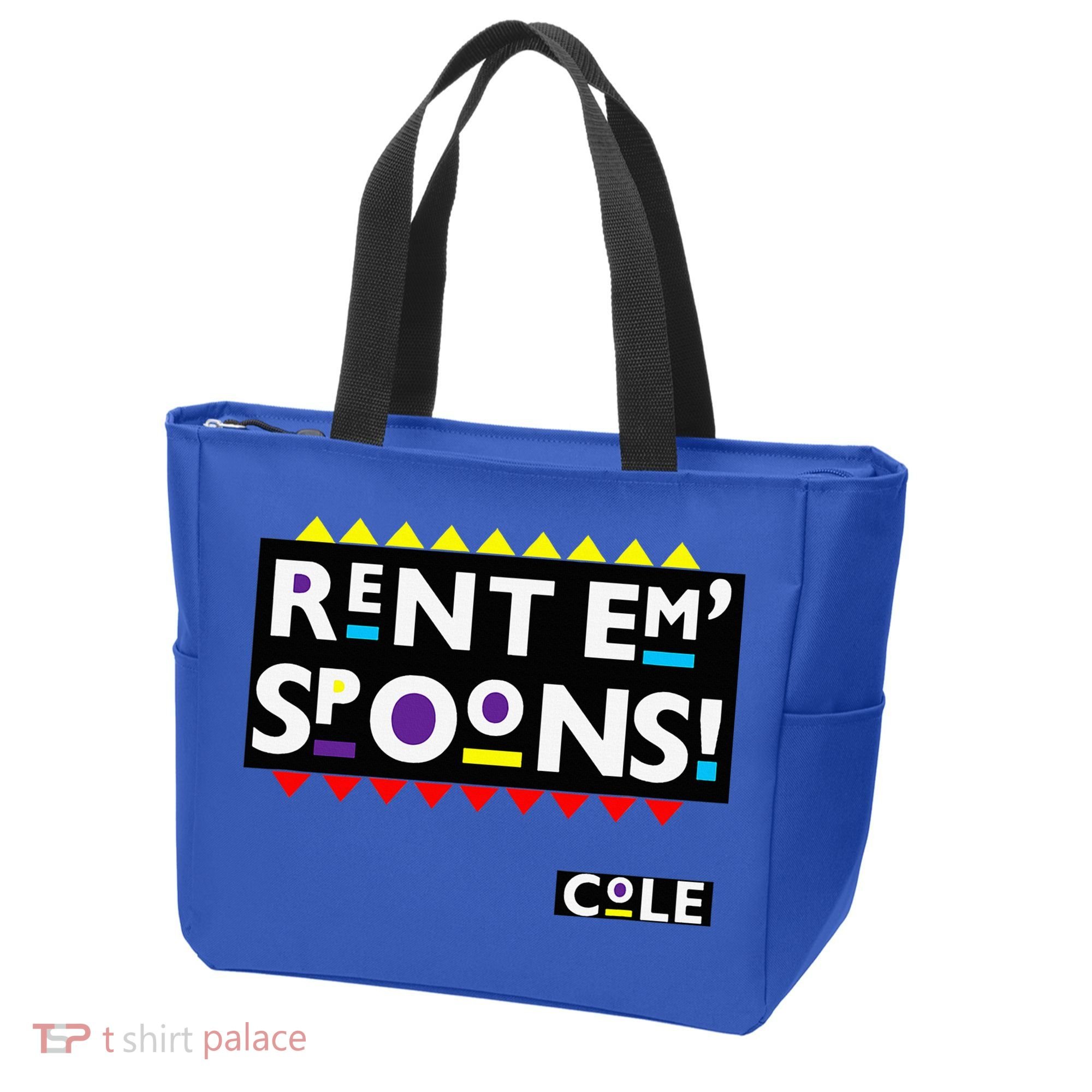 Rent Em Spoons 90S Black Sitcom Lover Urban Clothing Tote Bag