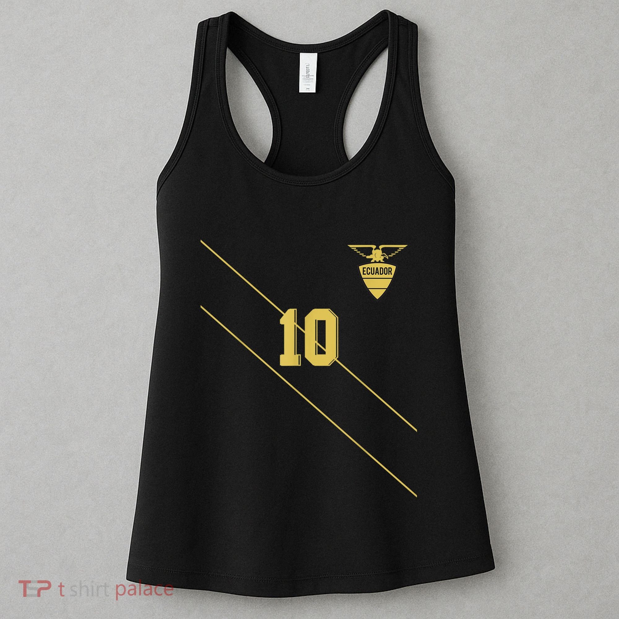 Retro Ecuador Soccer Jersey Futbol Camiseta Away Women's Tank Top