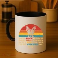 Retro Every Snack You Make Funny Chihuahua Dog Lover Owner Meaningful Gift Coffee Mug thumb 4