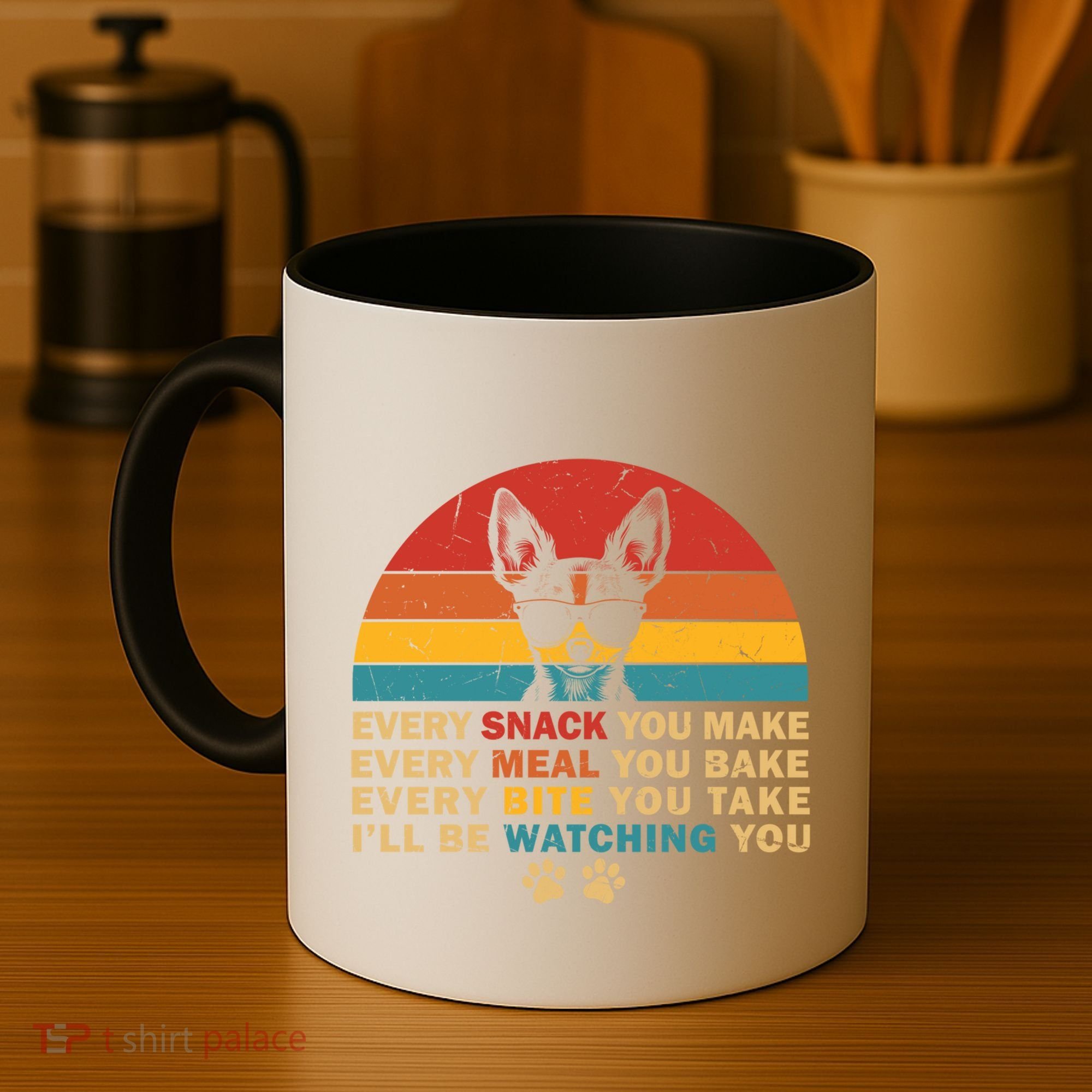 Retro Every Snack You Make Funny Chihuahua Dog Lover Owner Meaningful Gift Coffee Mug