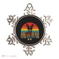 Retro Every Snack You Make Funny Chihuahua Dog Lover Owner Meaningful Gift Ornament thumb 0