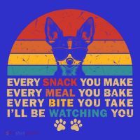 Retro Every Snack You Make Funny Chihuahua Dog Lover Owner Meaningful Gift Hoodie thumb 2