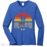 Retro Every Snack You Make Funny Chihuahua Dog Lover Owner Meaningful Gift Women's Long Sleeve Shirt thumb 0