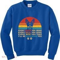 Retro Every Snack You Make Funny Chihuahua Dog Lover Owner Meaningful Gift Kids Sweatshirt thumb 0