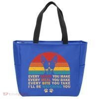Retro Every Snack You Make Funny Chihuahua Dog Lover Owner Meaningful Gift Tote Bag thumb 0