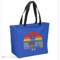 Retro Every Snack You Make Funny Chihuahua Dog Lover Owner Meaningful Gift Tote Bag thumb 2