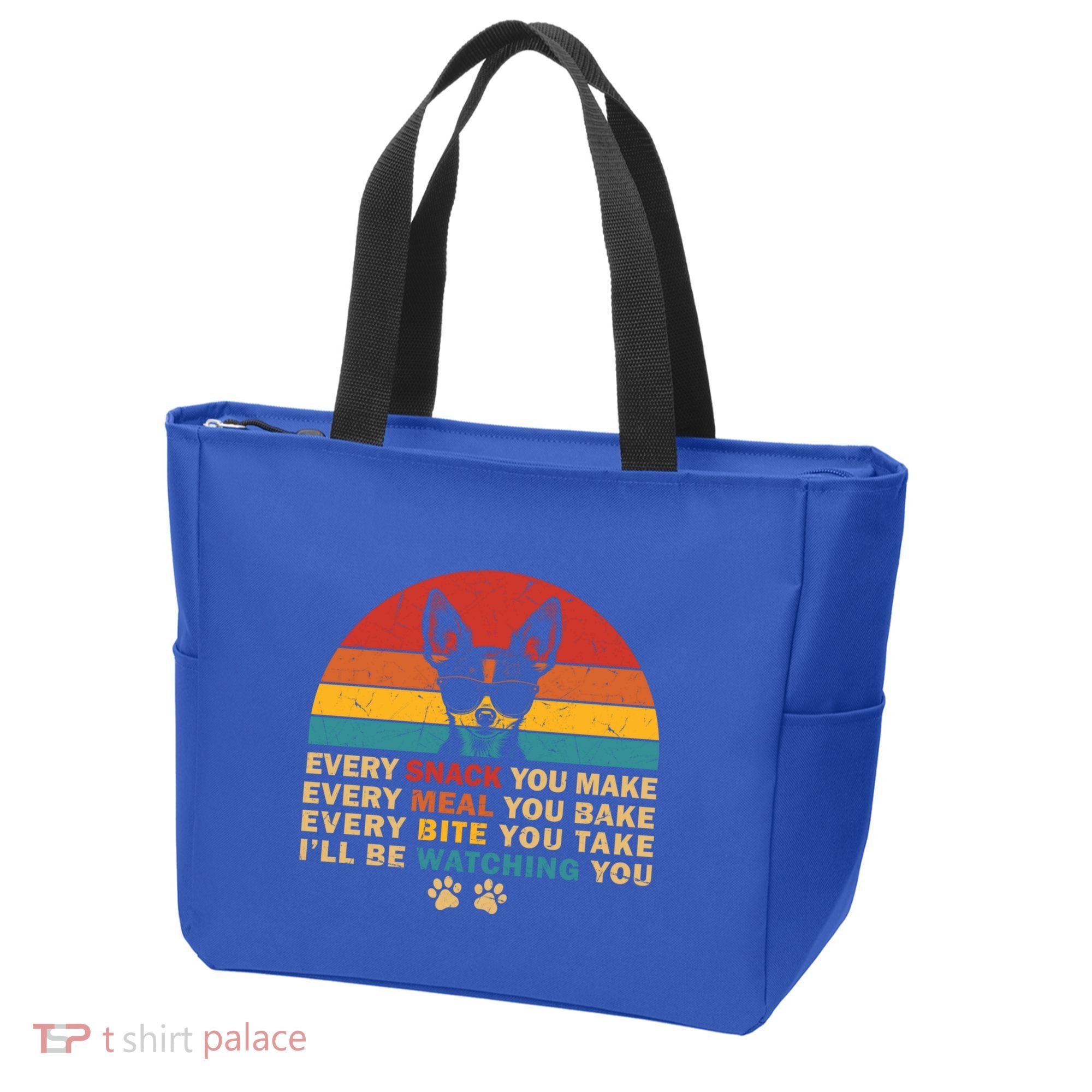 Retro Every Snack You Make Funny Chihuahua Dog Lover Owner Meaningful Gift Tote Bag