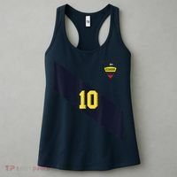 Retro Ecuador Soccer Jersey Futbol Camiseta Women's Tank Top thumb 3