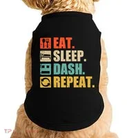 Retro Eat Sleep Dash Repeat Video Game Gift Doggie Tank thumb 0