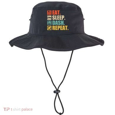 Retro Eat Sleep Dash Repeat Video Game Gift Bucket Hat
