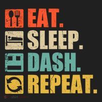 Retro Eat Sleep Dash Repeat Video Game Gift Beanie thumb 2