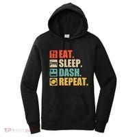 Retro Eat Sleep Dash Repeat Video Game Gift Women's Hoodie thumb 0