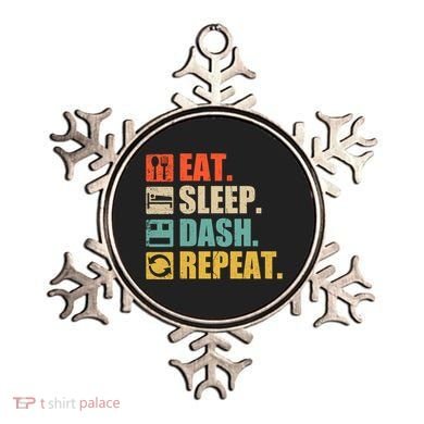 Retro Eat Sleep Dash Repeat Video Game Gift Ornament