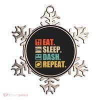 Retro Eat Sleep Dash Repeat Video Game Gift Ornament thumb 0