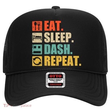 Retro Eat Sleep Dash Repeat Video Game Gift Hat