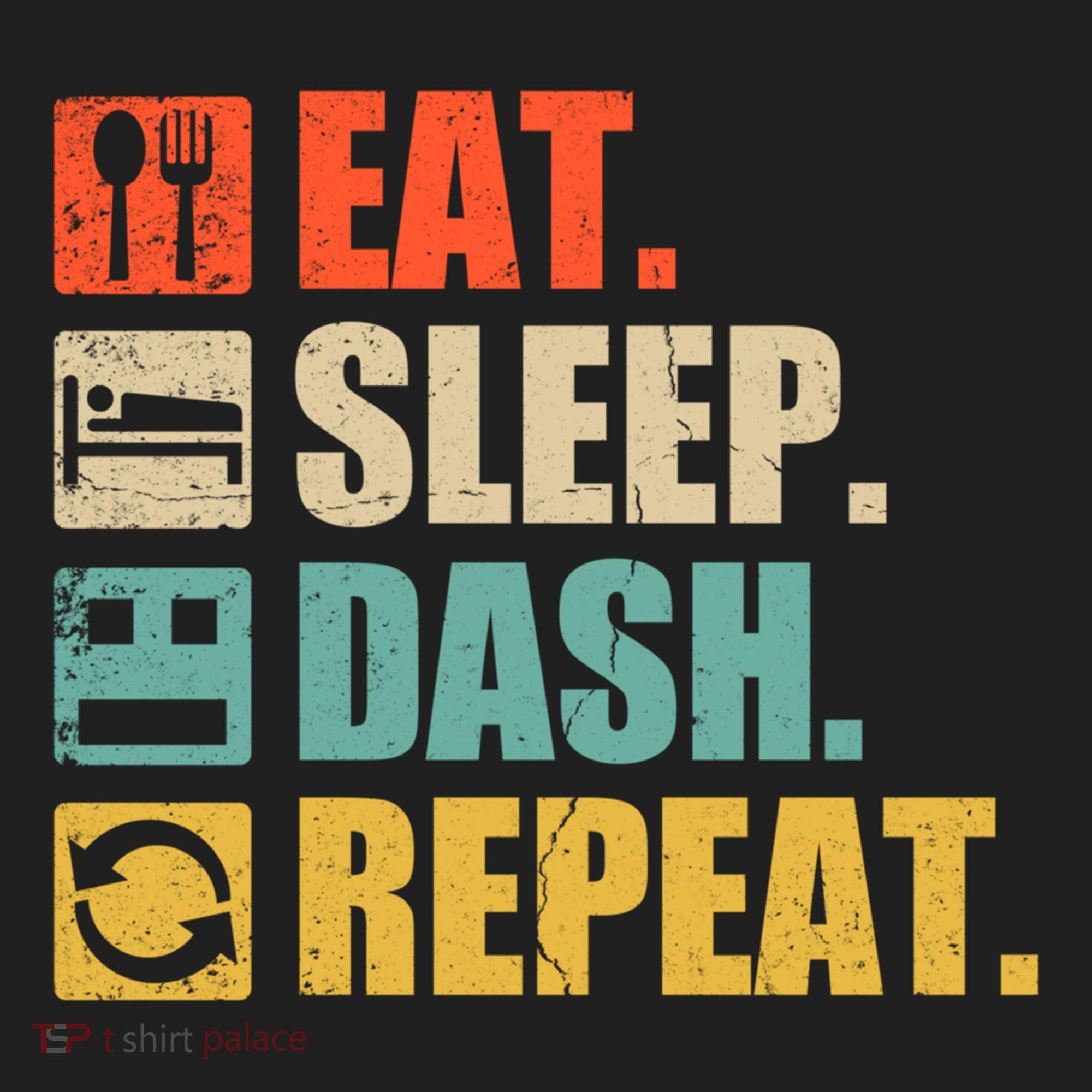 Retro Eat Sleep Dash Repeat Video Game Gift Golf Towel