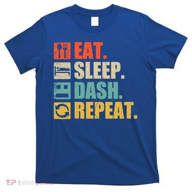 Retro Eat Sleep Dash Repeat Video Game Gift T-Shirt