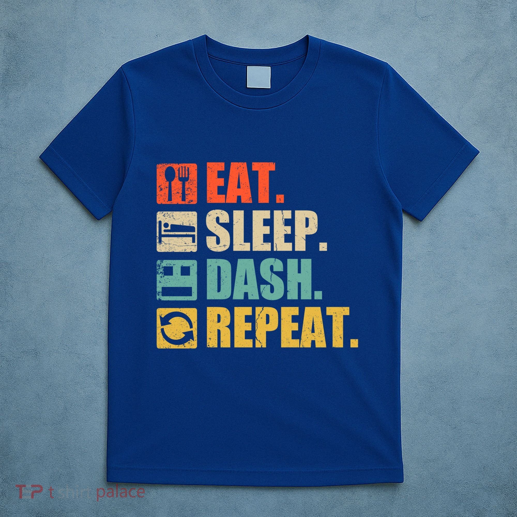Retro Eat Sleep Dash Repeat Video Game Gift T-Shirt