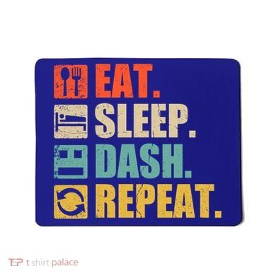 Retro Eat Sleep Dash Repeat Video Game Gift Mousepad