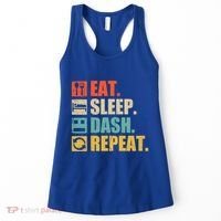 Retro Eat Sleep Dash Repeat Video Game Gift Women's Tank Top thumb 0